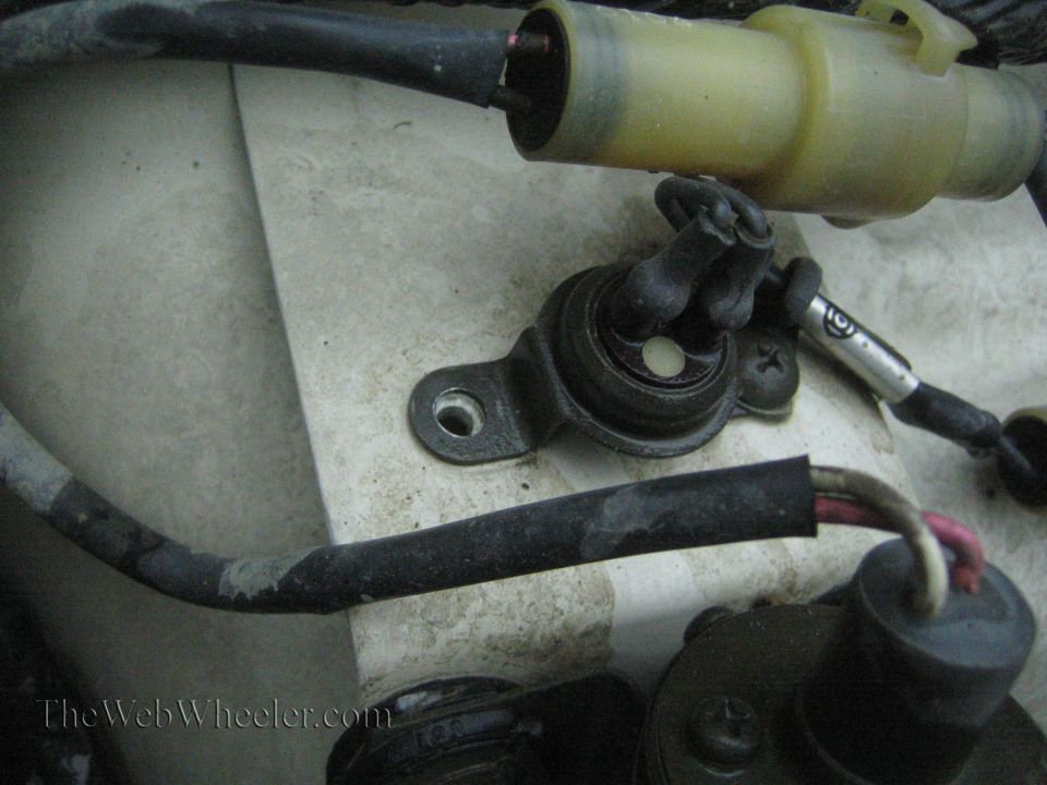 close-up of automotive electrical connector with wires