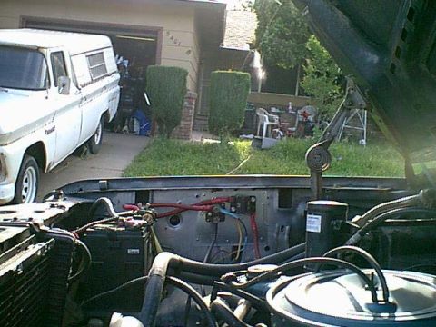1983 Ford Bronco - I started with the power tap. This is the add in electrical panel i made. I going to add a power tap from a full size chevy truck.