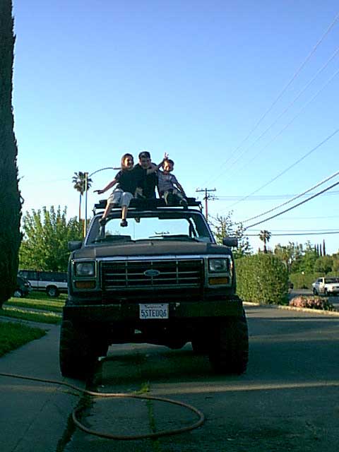 1983 Ford Bronco - a shot from the front.