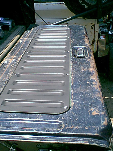 1983 Ford Bronco - all painted and new sheet metal screws (with anti-sieze) it looks good.