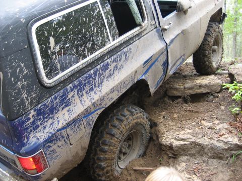 1986 Ford Bronco - not so nice K5 after "skullridge" trail