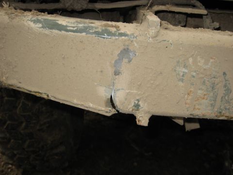 1986 Ford Bronco - franks bumper after trying to climb "cajones grandes" and breaking a outer axle shaft, rear pinion, ring and pinion gears, and tweaked the…