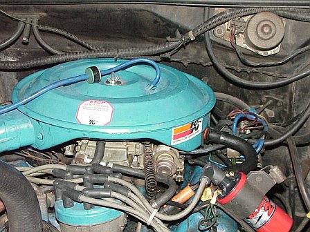 1981 Ford Bronco - here is my dirty engine