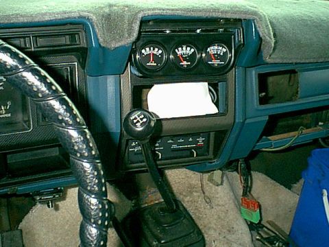 1983 Ford Bronco - this is the view from the driver seat.
