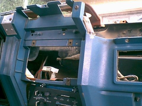 1983 Ford Bronco - I just need to trim the blue plastic at the top.