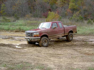 1995 Ford F-150 - Mudding by the local shooting range