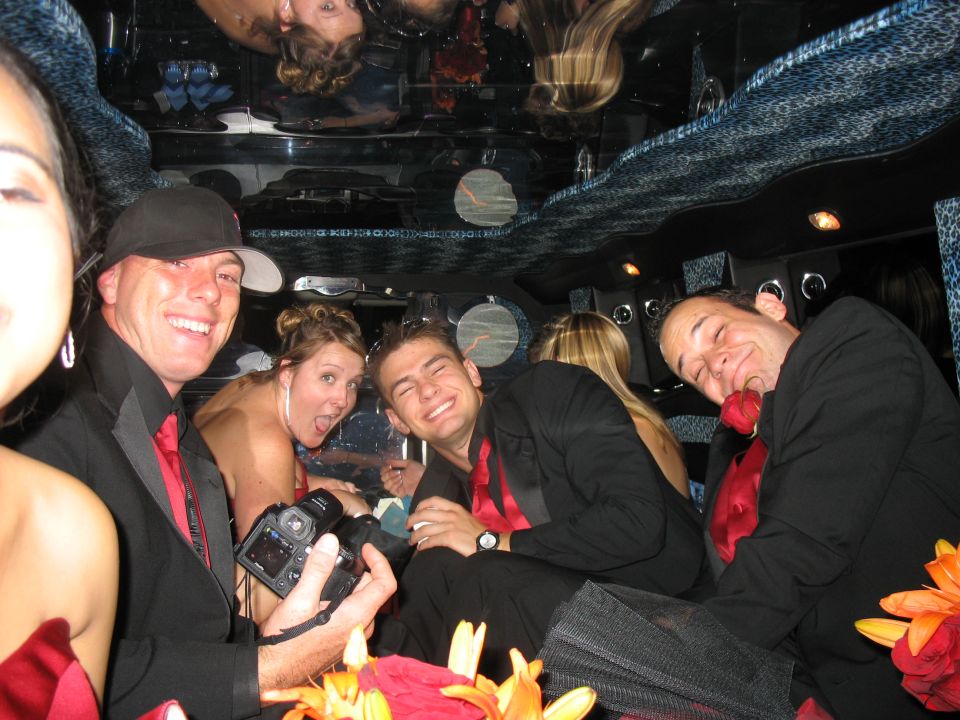 Good times in the limo