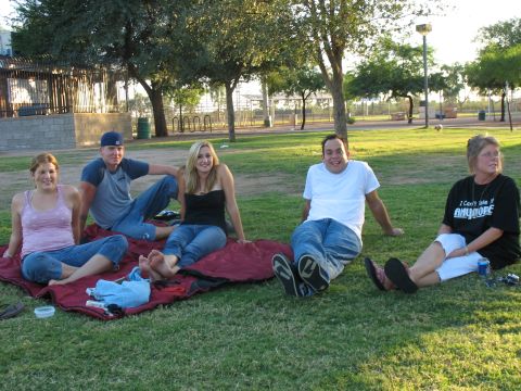 1997 Ford Probe - Hangin out on the grass at the BBQ