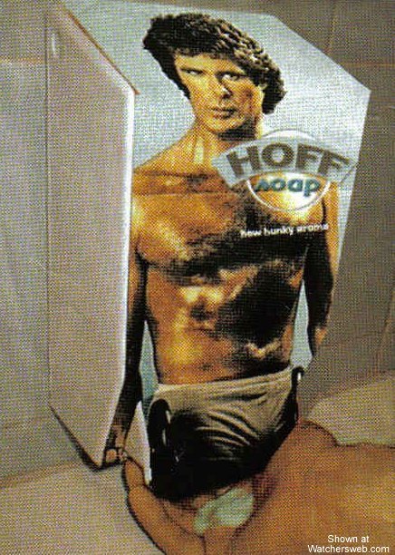 1991 Ford Bronco - Advertisement for Hoff Soap David Hasselhoff and the slogan 'new hunky aroma'.