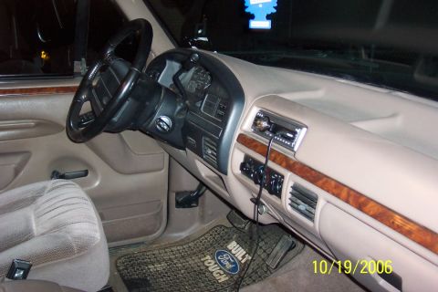 1996 Ford Bronco - my interior wich is in perfect condition besides the seat belts i need a driver seatbelt and the rear ones
