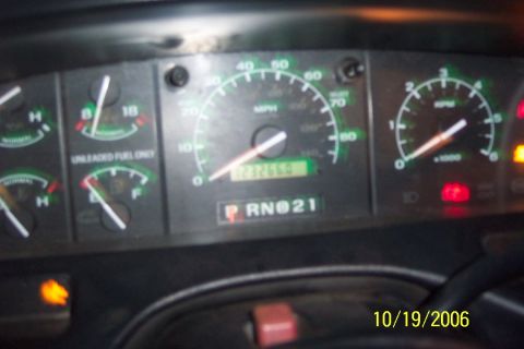 1996 Ford Bronco - factory gages all work perfectly and odometer reading 123,000