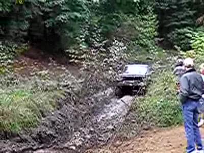 1995 Ford Bronco - Big chevy in a mud bog