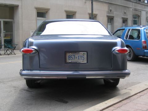 1993 Ford Taurus - This custom vehicle features a retro design with distinctive oval taillights and a prominent chrome bumper, seen at the Telephone City Car…