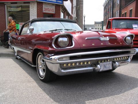 1993 Ford Taurus - This 1955 DeSoto Firedome features a distinctive grille and custom license plate.