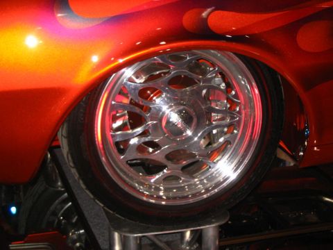 1993 Ford Taurus - This custom wheel and flame paint job are eye-catching.