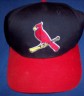 1972 Ford Ranchero - A baseball cap with a cardinal emblem is shown against a blue background.