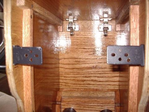 1985 Ford Bronco - Mounted to the bottom with a hole or two drilled in them