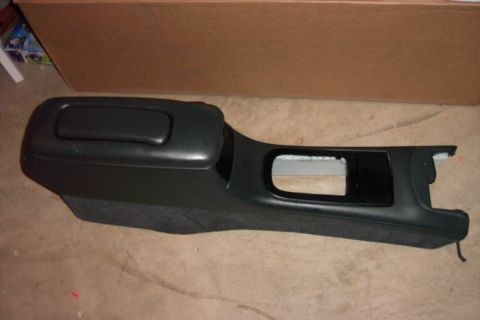 1996 Mercury Grand Marquis - What I started out with. A black, dirty console Follwoing lots of cleaning, I painted it to match the factory Willow Green using custom mix…
