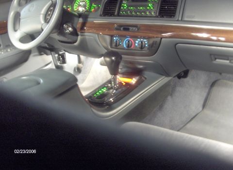 1996 Mercury Grand Marquis - Later on: I later relocated the scan gauge into the console, and trimmed the old ashtray/cupholder door for a perfect fit filler piece