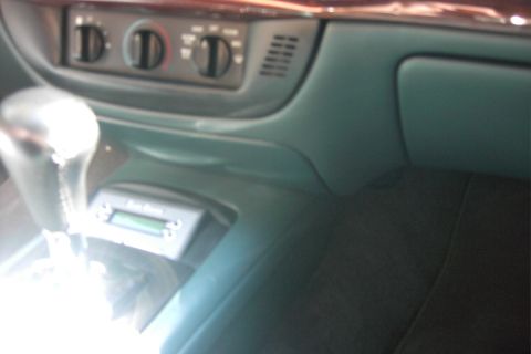 1996 Mercury Grand Marquis - Later on: I later relocated the scan gauge into the console, and trimmed the old ashtray/cupholder door for a perfect fit filler piece Pass…