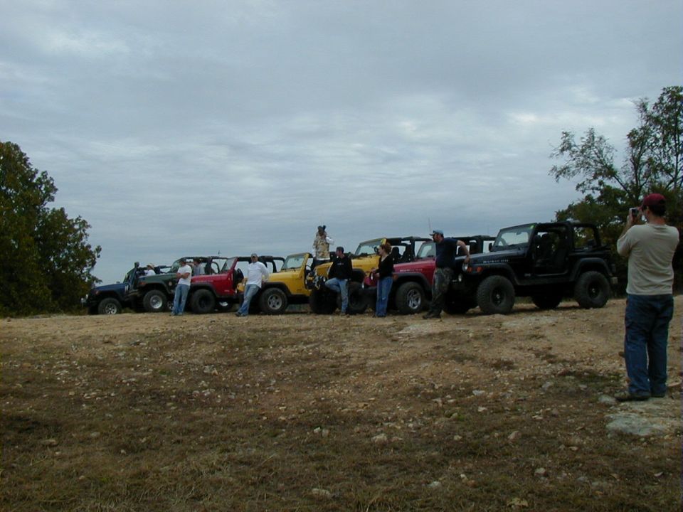 All lined up at the top.
