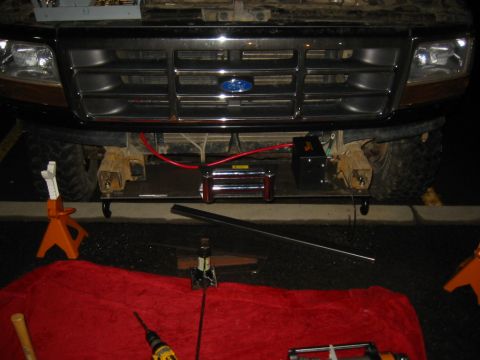 1995 Ford Bronco - the start of the mounting plans. i kinda copied shadow fox's writeup.