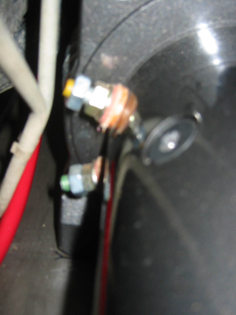 clearance behind the winch. that tranny hard line kept me from using the C channel. and the winch it's self is too big to fit in the smaller C channel that fits in front of that line