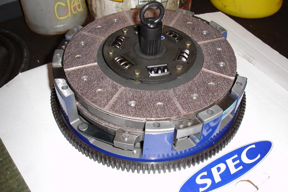 Spec Clutch for GT, copper ceramic clutch material.