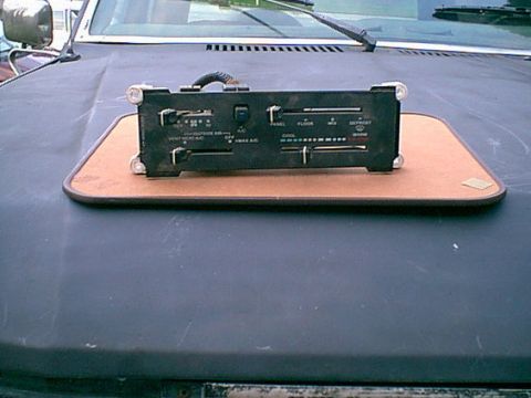 1983 Ford Bronco - I was told to to look at the 1987/88 system cable connection and 1 vaccum connection. plus the AC has a power on button. this allows you to…