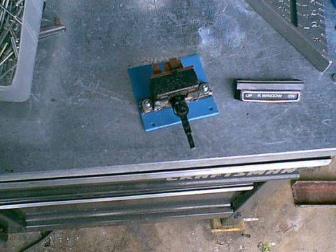 1983 Ford Bronco - Ok- now to address the tailgate window motor switch issue. i looked thru alot of cars and truck in the junk yard and i came up with this st…