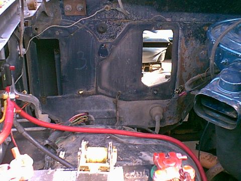 1983 Ford Bronco - This is the engine side of the firewall.