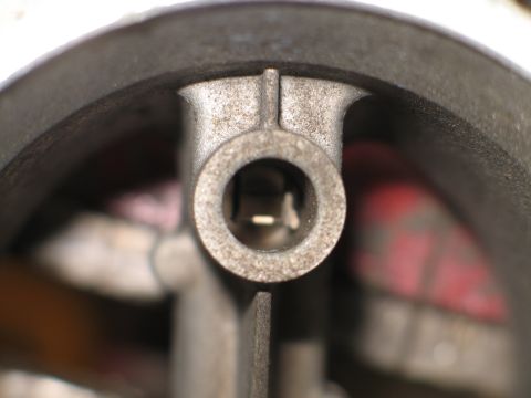 1995 Ford Bronco - Close-up view of the intake side of a Mass Air Flow (MAF) sensor.