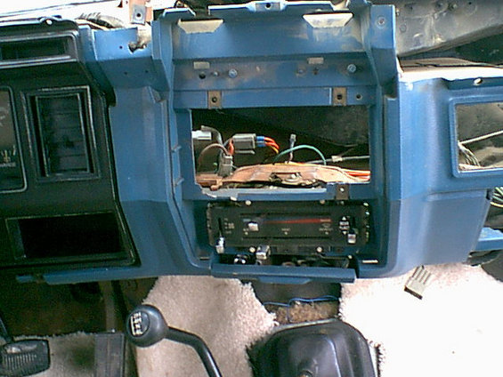 this is stripped down to the control panel. lots of cleanup work was done to get here.