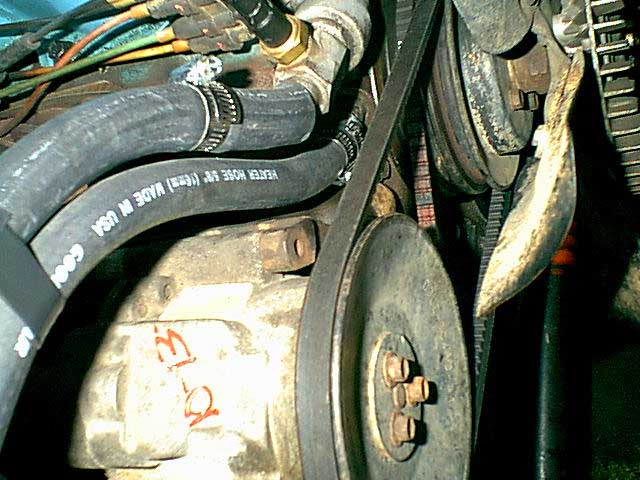 Here is the connections on the front of the motor.