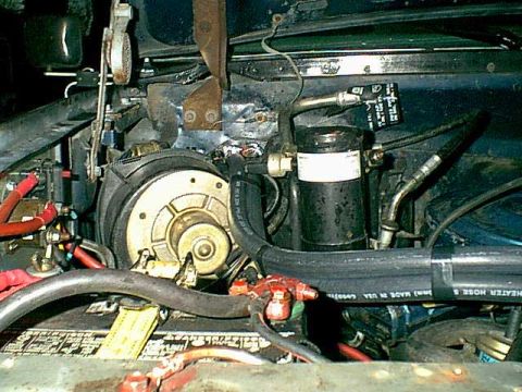 1983 Ford Bronco - Here is the connection to the heater core.