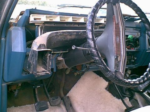 1983 Ford Bronco - here is the new drivers side dash vent duct system. it goes behind the dash.