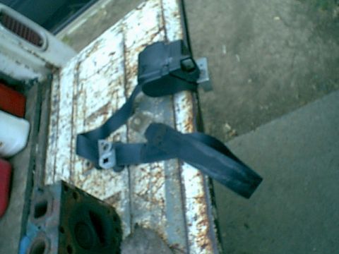 1983 Ford Bronco - The drivers seat bely was cut and the cuppling end was tied in a knot. One trip to the junk yard fixed this. Here was the replacement drive…