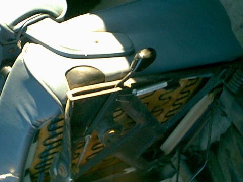 1983 Ford Bronco - Here is another view of the fixed seat.