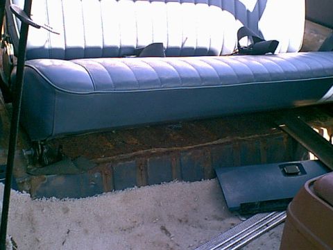 1983 Ford Bronco - the issue withthe rear seat was the bet ends were missing. i opened the retractors and found the ends. so i rebuilt the retractors and re-…