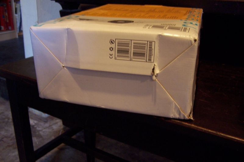 More than just banged corners; this shows evidence of compression.  I'm beginning to have a bad feeling about this.