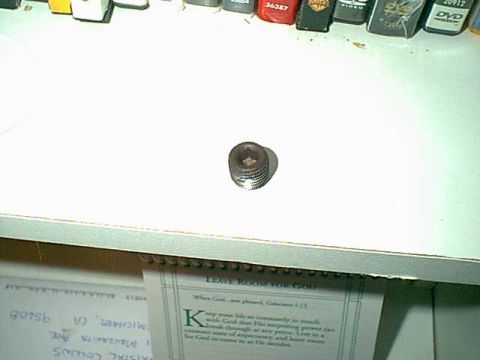 1983 Ford Bronco - One last picture of the drain plug.