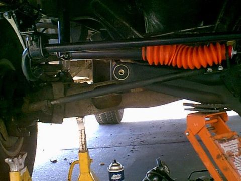 1983 Ford Bronco - Here is the new bushing installed and ready to go in the new mount.