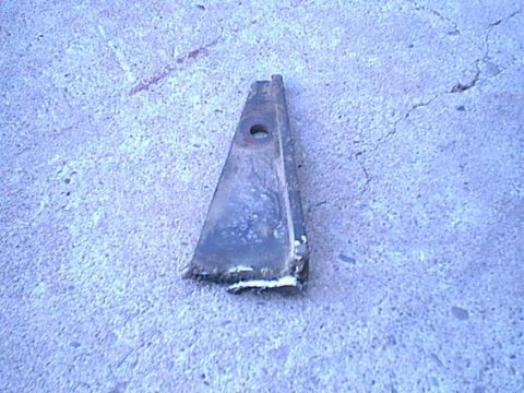 1983 Ford Bronco - I unbolted the shock and then grabbed the mount and it came right off. here is the old mount.