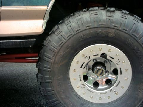 1996 Ford Bronco - problem / tire rub on trails