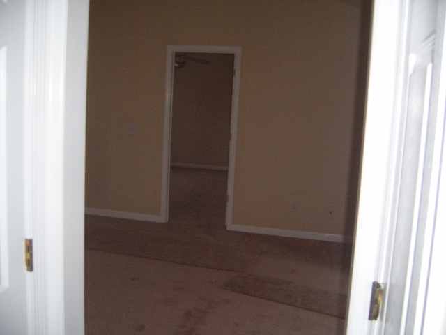 Interior of a house with doorways