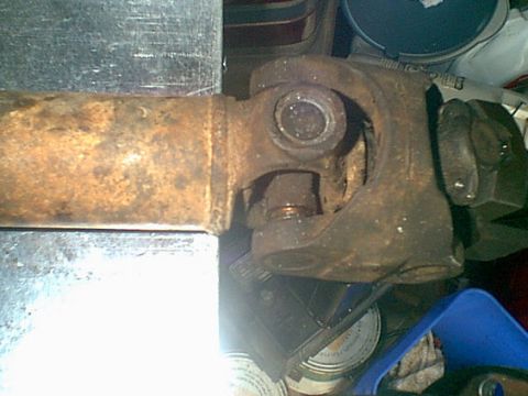 1983 Ford Bronco - Here is another view in the old cv joint.