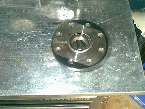 1983 Ford Bronco - here is the shaft side of the flang.