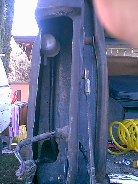1983 Ford Bronco - this is a simple setup as well. add the fuel filter to the end of the fuel line and the fuel line to the flex line. this moved the vent 3"…