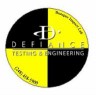 1971 Ford Ranchero - Logo for Defiance Testing & Engineering, a company that appears to be related to vehicle testing.