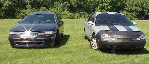 1998 Ford Taurus - pitures from last year. mark VIII and taurus
